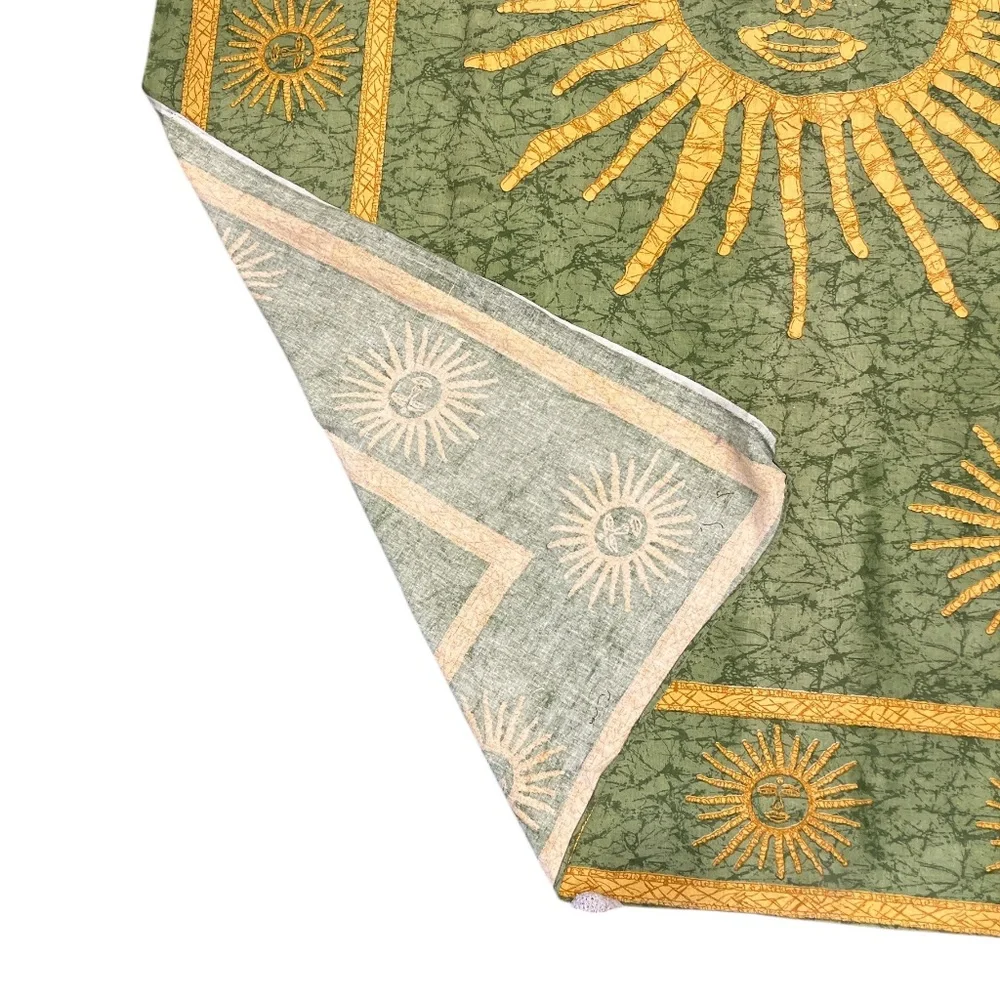 Festival Olive & Gold Sun Tapestry